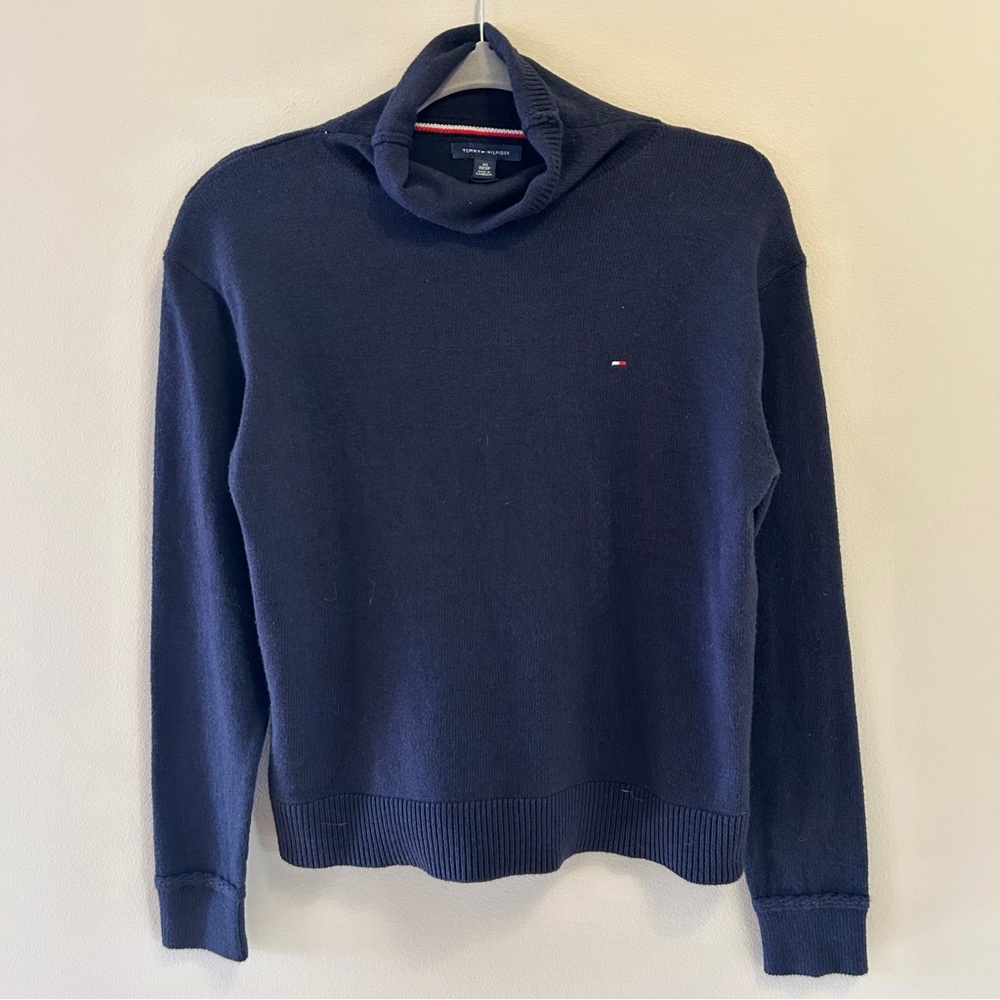 NWT Tommy Hilfiger Navy Blue Turtle Neck‎ Sweater